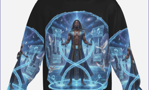 black man aquarious hoodie